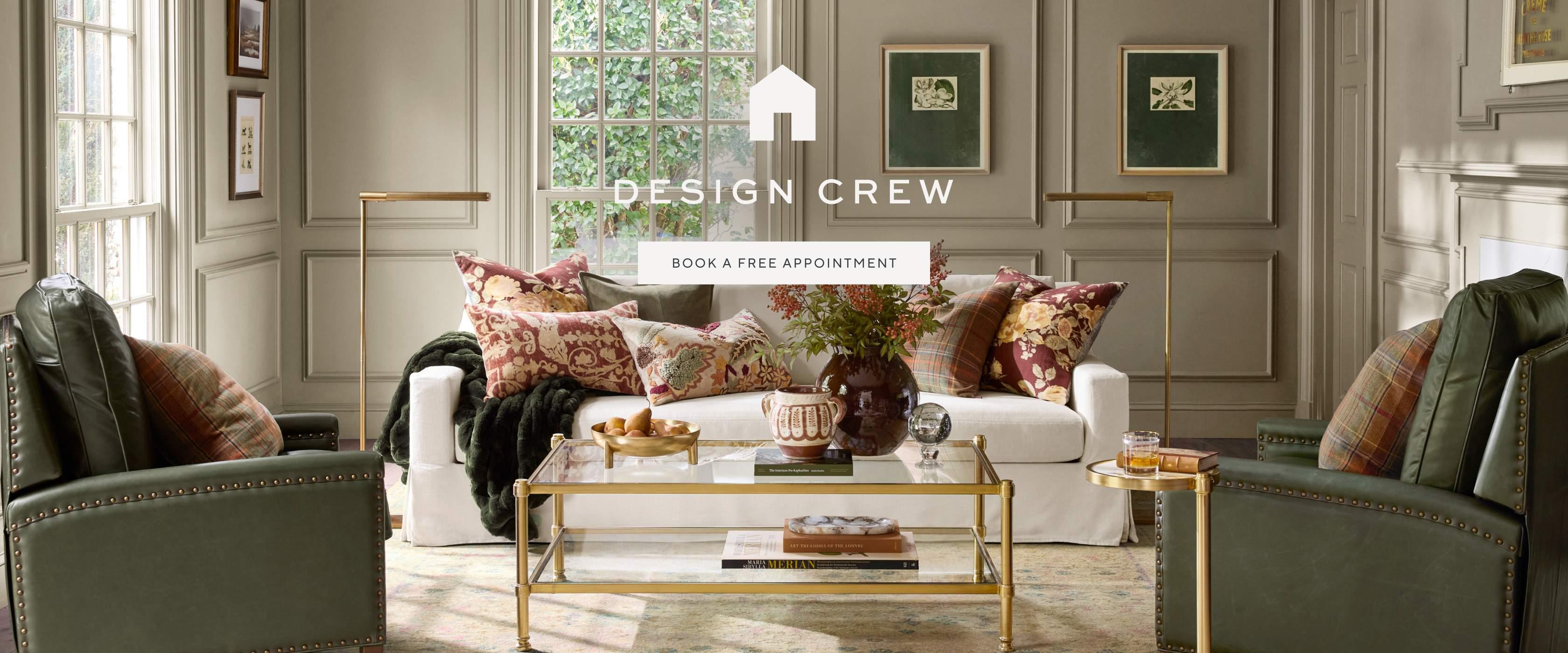 Design Crew, book a free appointment.